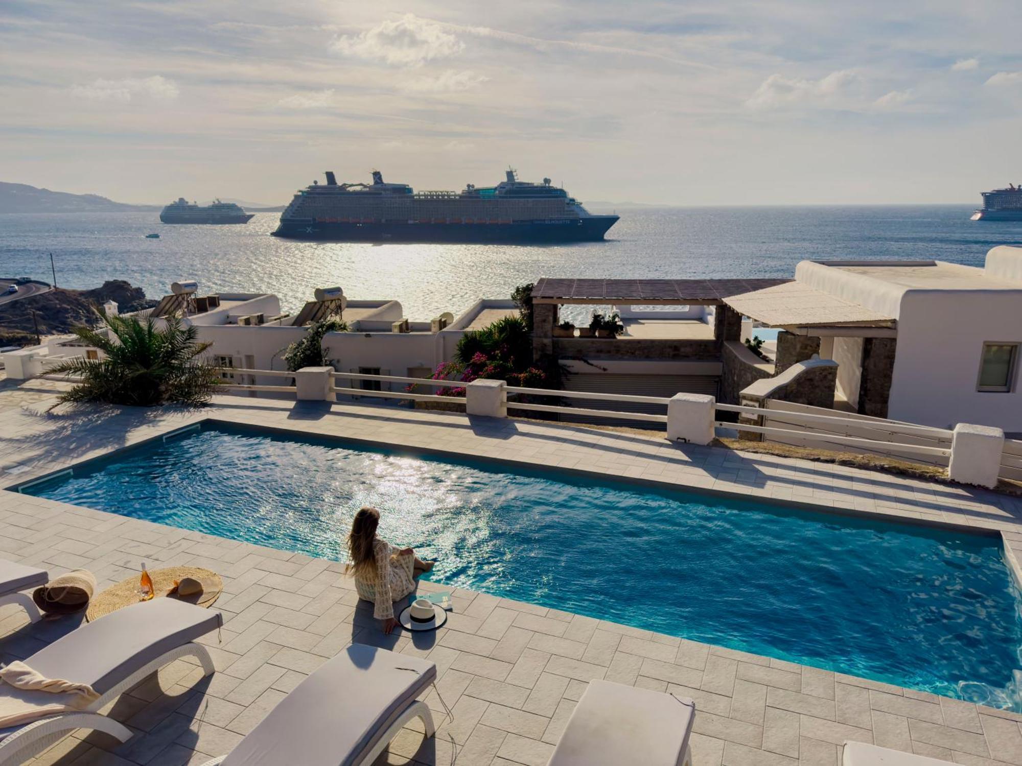 With-Inn Mykonos Suites Тоурлос Экстерьер фото