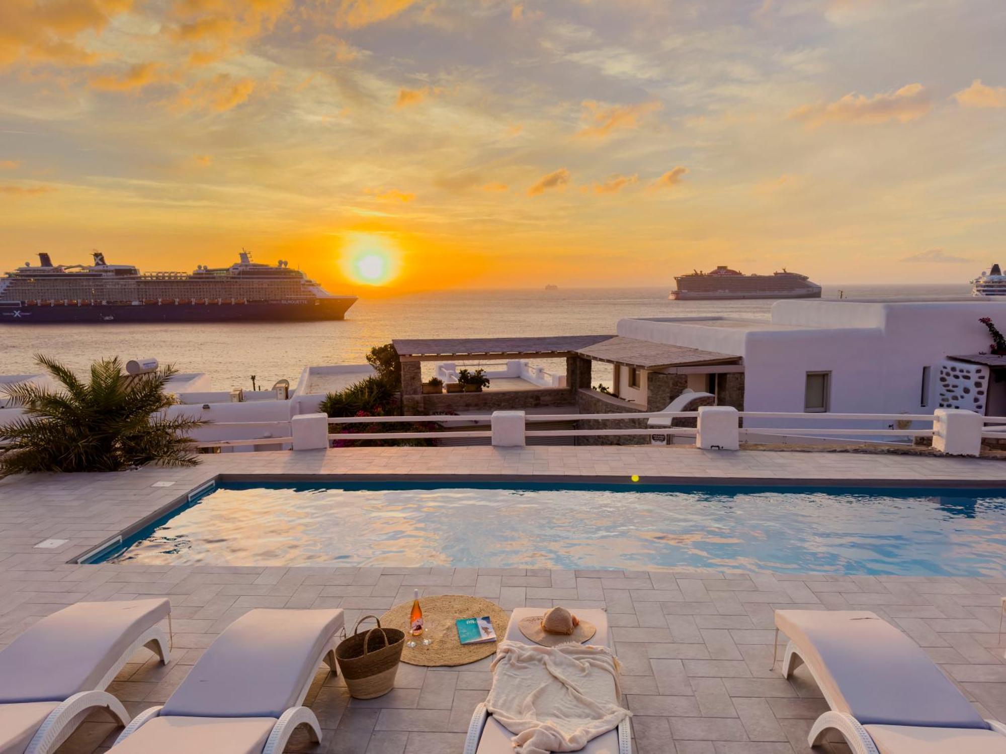 With-Inn Mykonos Suites Тоурлос Экстерьер фото