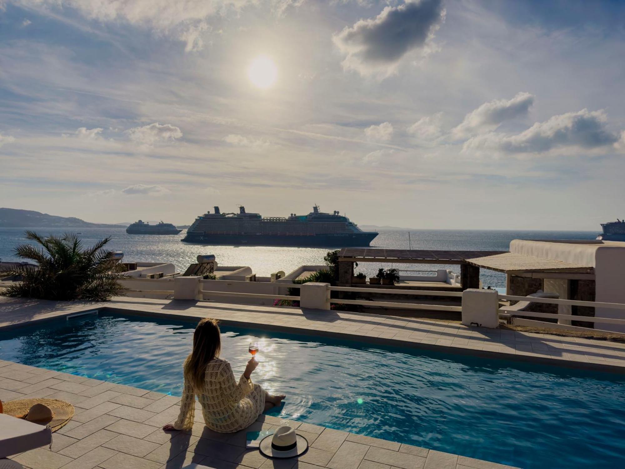 With-Inn Mykonos Suites Тоурлос Экстерьер фото
